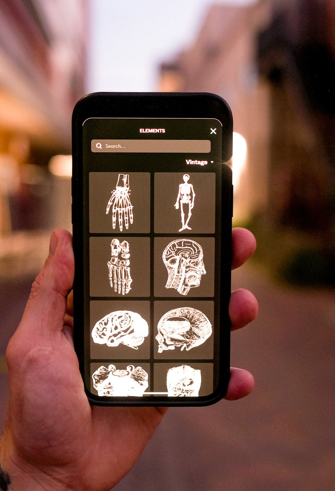 Hand holding Apple iPhone using the Typerium App..

Download Free 👉 www.typerium.com